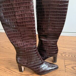 J.McL boots. croc skin size 9